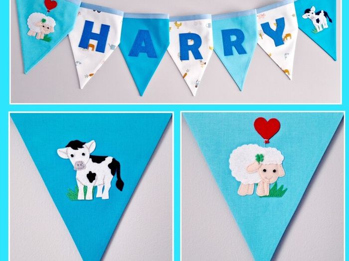 Eco-Friendly Personalised Cotton Bunting Made to Order