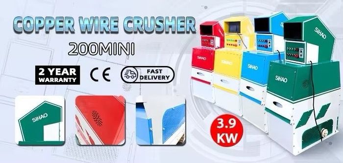 NEW 220v Copper Wire Crusher granulator Copper Cable Granulator