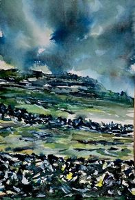the burren watercolour