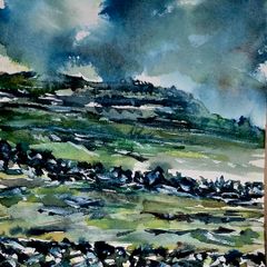 the burren watercolour