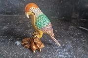 enamelled bird trinket