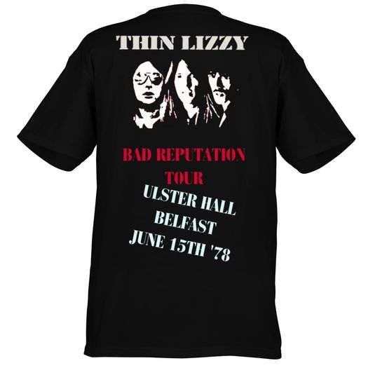 Thin Lizzy Tee Shirts Belfast 1978 New