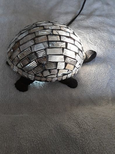 Table turtle glass lamp