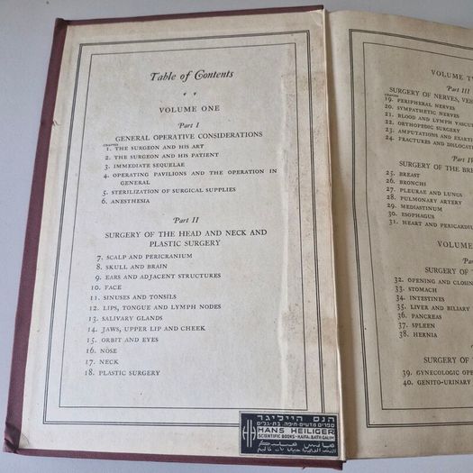 Vintage 1938 Modern Surgical Technic Thorek 3 Volume Medical Set