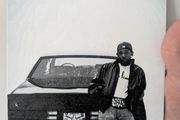 Kendrick Lamar 3D printed album cover
