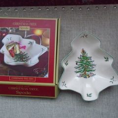Spode Christmas tree shaped dish, Tableware, Gift .Christmas dish