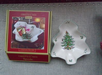 Spode Christmas tree shaped dish, Tableware, Gift .Christmas dish
