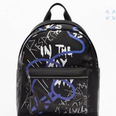 Zara leather backpack
