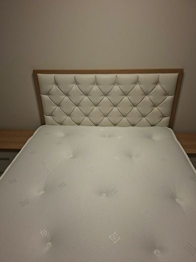 New and Unused Bedroom Set: Storage Bed, Mattress, Desk and 2 Bedside Lockers