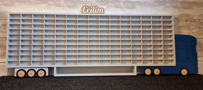 Cabinet Display Shelf Truck Kids Storage Collectibles