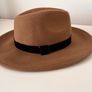 Last call 2x NEW Fedora Hats (ZARA Black & Brown) Image 4