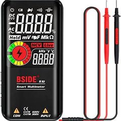 BSIDE S10 Digital Smart Multimeter Color LCD Display 9999 Digital DC AC Voltage Capacitor Ohm Diode NCV Hz Tester DMM