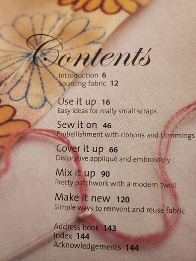Fabric Scrapping   Creative And Fun Sewing Ideas For The Home.  Bykatue Ebben. Large Volume  Hardback In Very Good Condition.