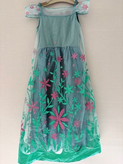 Girls Disney Frozen Elsa fancy dress costume