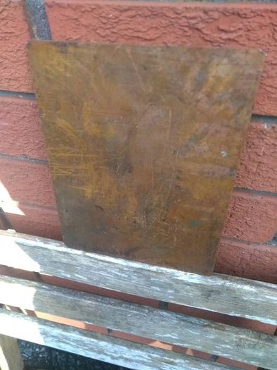 Antique Copper Printing Plate