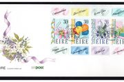 1990 Ireland Greetings Commentative Stamps Booklet (Hibernian HP35) An Post First Day Cover (FDC)