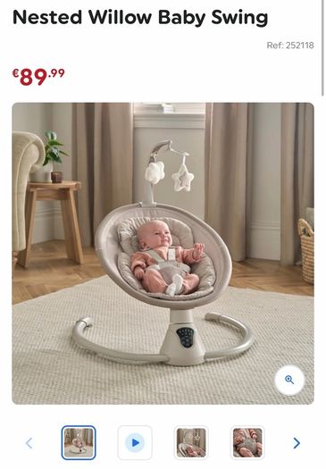 Nested Willow Baby Swing