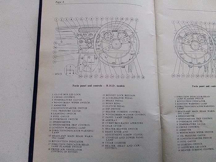 Rootes Septre 2 Handbook.