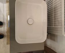 bathroom vanity unit and sink