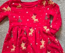 Christmas baby girl dress