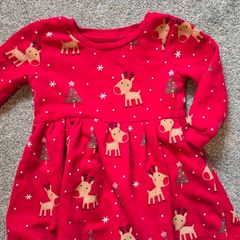 Christmas baby girl dress
