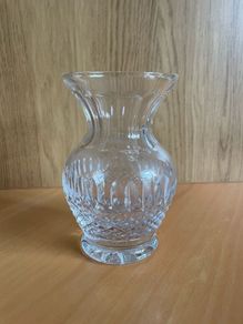 Galway Irish Crystal Vase Clear Marked