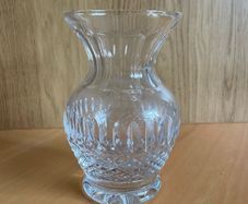 Galway Irish Crystal Vase Clear Marked
