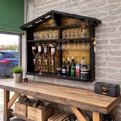 Rustic wall hang Bar