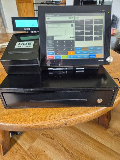 Casio touchscreen POS cash register