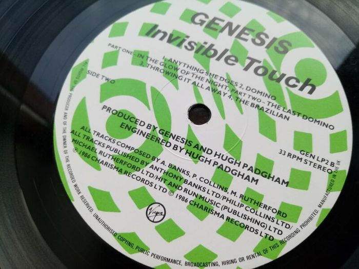 Genesis - Invisible Touch - 12in Vinyl