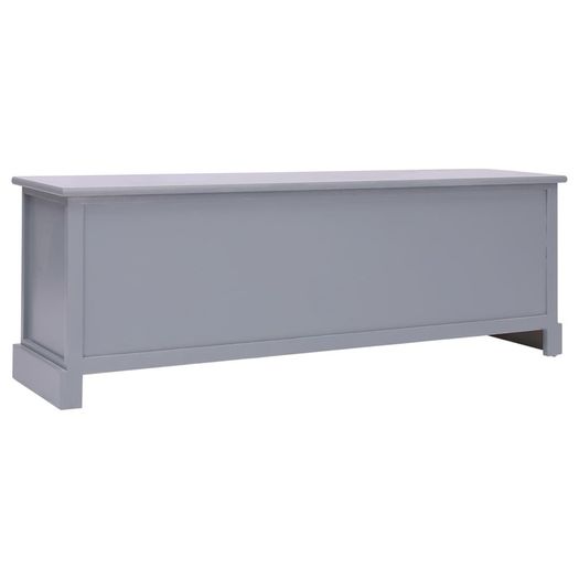 Hall Bench Dark Grey 115x30x40 cm Wood