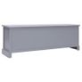 Hall Bench Dark Grey 115x30x40 cm Wood Image 4