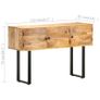 Sideboard 116x35x75 cm Solid Mango Wood Image 7