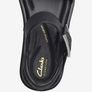 Clarks leather sandals black Image 3