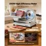 Meat Slicer, Electric Deli Slicer with 190mm SUS420 Blade & 0-15mm Adjustable Thickness, 200W Home Food-Slicer for Frozen Meat, Ham, Baguett, Steak Image 2