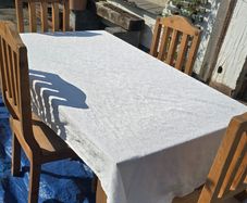 Solid Wooden Kitchen Table plus 4 Chairs Rustic Character