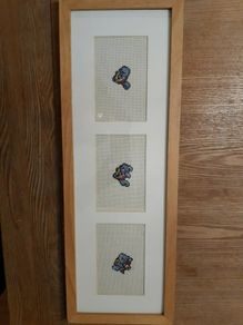 Pokemon Squirtle Evolution crossstitch