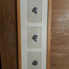 Pokemon Squirtle Evolution crossstitch