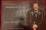 Herman Rarebell of Scorpions - Autographed Promo Card