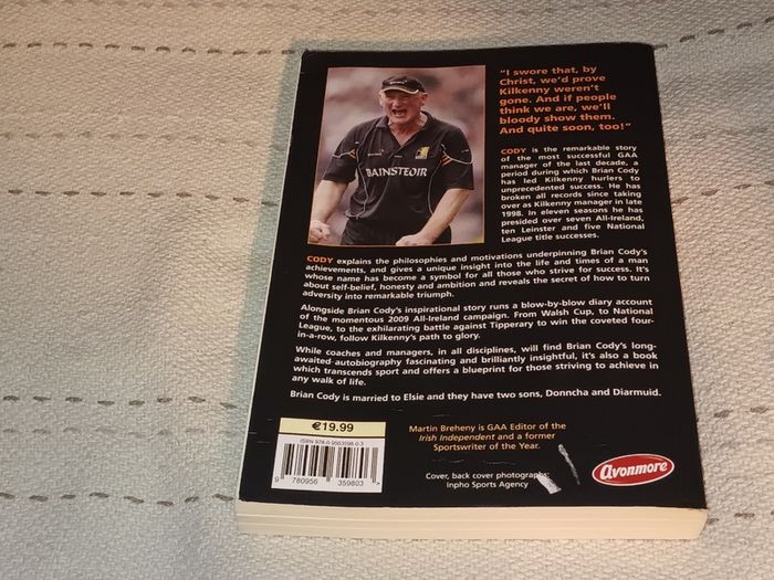 Bargain Buy CODY Gaa Biography Book For Sale Here