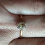 Beautiful 9ct gold ring, Q size with rare stone. Image 6