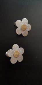 Silver ear rings