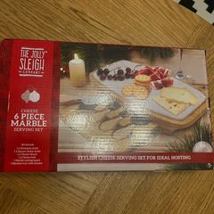 Cheese marble serving set