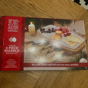 Cheese marble serving set