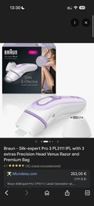 Braun Silk Expert Pro 3 IPL Photoepilator - Brand New