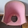 vintage wicker tub chair Image 9