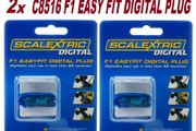 Scalextric C8516: 2x New Easy-Fit Digital Chip Single Seater