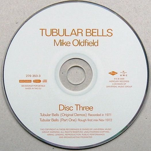 TUBULAR BELLS  |  Mike Oldfield - Deluxe Edition Box Set    {3 CD, DVD and Vinyl}