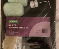 6 Piece 4 inch Shed & Fence Paint Kit