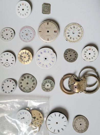 Lot of 60 Ladies Wrist movements incl: Rolex Unicorn Prima